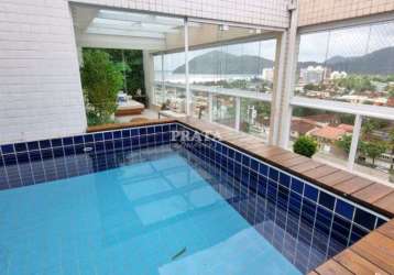 Cobertura com 3 quartos à venda na avenida anchieta, vila clais, bertioga, 150 m2 por r$ 2.650.000