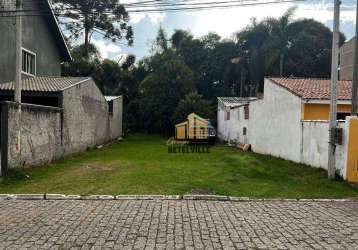 Terreno à venda, 200 m² por r$ 390.000,00 - atuba - pinhais/pr