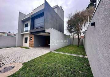 Sobrado residencial à venda, uberaba, curitiba - so0138.