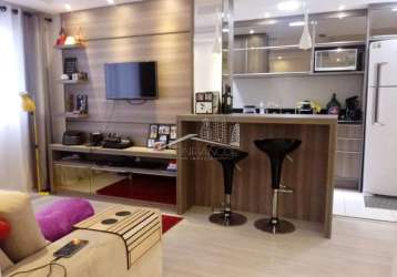 Apartamento com 2 quartos à venda na rua visconde do serro frio, novo mundo, curitiba, 54 m2 por r$ 498.000