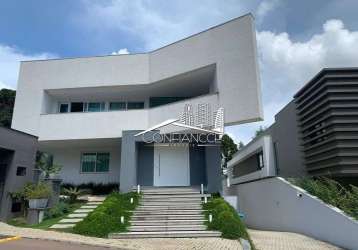 Casa em condomínio fechado com 4 quartos para alugar na rua padre josé kentenich, 420, campo comprido, curitiba, 765 m2 por r$ 36.000