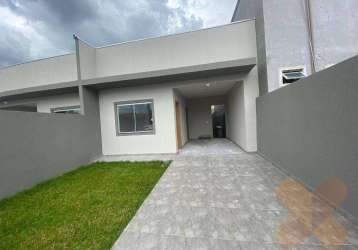 Excelentes Sobrados Novos com 3 dormitórios a venda, 107 m² por  R$665.000,00, localizados no bairro Cidade Jardim, São José dos Pinhais/PR  - Haas Imóveis