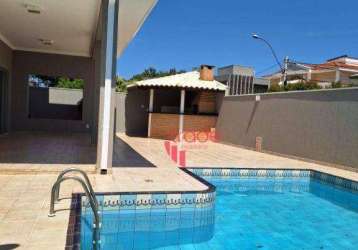 Casa em condomínio fechado para vender ou alugar de 04 suítes no bairro residencial villa florença em ribeirão preto com piscina.