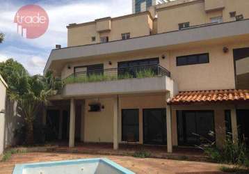 Casa para alugar, 464 m² por r$ 9.500,00/mês - jardim califórnia - ribeirão preto/sp