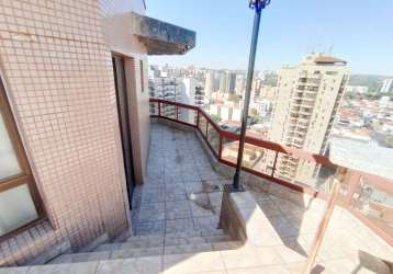 Cobertura com 4 dormitórios à venda, 220 m² por r$ 850.000,00 - centro - ribeirão preto/sp