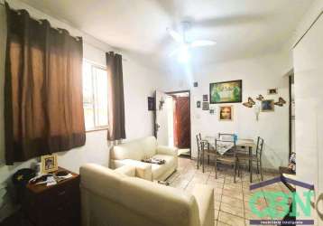 Apartamento com 1 dormitório à venda, 56 m² por r$ 259.000,00 - encruzilhada - santos/sp