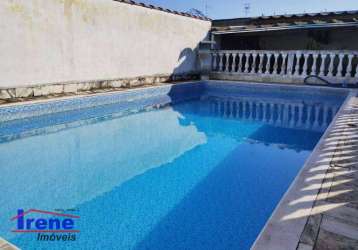 Casa com piscina e 2 dormitórios à venda por r$ 350.000 - laranjeiras - itanhaém/sp