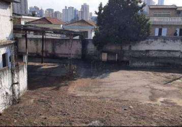 Terreno para alugar, 855 m² por r$ 12.778,74/mês - saúde - são paulo/sp