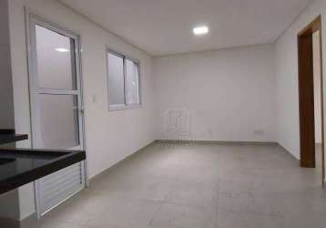 Apartamento com 2 dormitórios, 40 m² - venda por r$ 390.000,00 ou aluguel por r$ 2.070,00/mês - vila lucinda - santo andré/sp