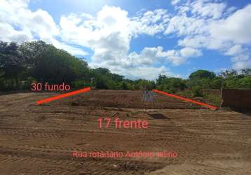 Terreno portal do sol  17x30 , 510m² com duas frentes