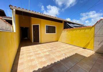 Casa para venda em itanhaém, corumbá, 2 dormitórios, 1 suíte, 1 banheiro, 2 vagas