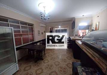 Casa com 3 dormitórios à venda, 240 m² por r$ 1.485.000,00 - aparecida - santos/sp