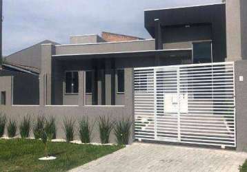 Casa com 3 dormitórios à venda, 75 m² por r$ 650.000,00 - sítio cercado - curitiba/pr