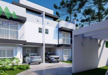 Sobrado com 3 dormitórios à venda, 120 m² por r$ 719.900,00 - uberaba - curitiba/pr