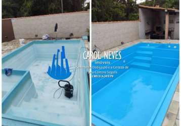 Casa 2 dormitórios piscina churrasqueira à vista campos elíseos itanhaém