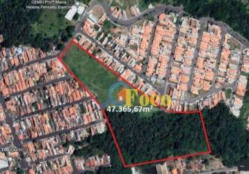 Área à venda, 21436 m² por r$ 4.700.000,00 - loteamento residencial terra nova - itatiba/sp