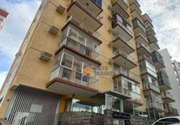 Apartamento com 1 dormitório para alugar, 55 m² por r$ 1.600/mês - petrópolis - natal/rn