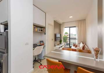 Apartamento com 1 quarto e 1 vaga no portão em curitiba