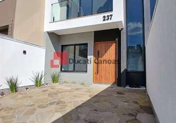 Casa com 3 quartos à venda no igara, canoas , 140 m2 por r$ 820.000