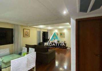 Apartamento com 4 dormitórios, 145 m²  - centro - santo andré/sp