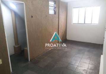 Salão para alugar, 160 m² - vila alzira - santo andré/sp