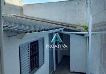 Casa com 2 dormitórios à venda, 143 m² - vila aquilino - santo andré/sp