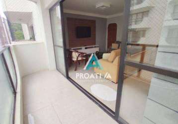 Apartamento com 3 dormitórios à venda, 150 m² por r$ 960.000,00 - barra funda - guarujá/sp