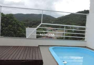 Cobertura com 3 dormitórios, 240 m² - venda por r$ 1.400.000,00 ou aluguel por r$ 7.330,00/mês - lagoa da conceição - florianópolis/sc