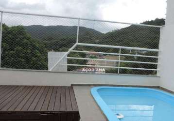 Cobertura com 3 dormitórios, 240 m² - venda por r$ 1.400.000,00 ou aluguel por r$ 7.080,00/mês - lagoa da conceição - florianópolis/sc