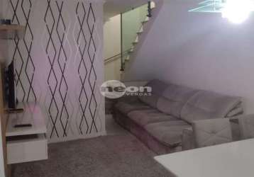 Casa em condomínio fechado com 3 quartos à venda na travessa arealva, 3, vila helena, santo andré, 111 m2 por r$ 680.000