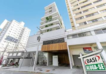 Apartamento com 1 quarto para alugar na avenida paraná, 1241, cabral, curitiba, 40 m2 por r$ 2.900