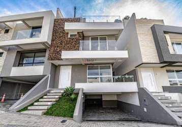 Casa em condomínio fechado com 3 quartos à venda na rua irma schreiner maran, 475, santa cândida, curitiba, 211 m2 por r$ 1.250.000