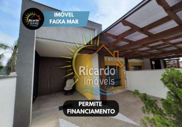 Casa com 2 quartos à venda na avenida leste, 267, monções, pontal do paraná, 105 m2 por r$ 590.000