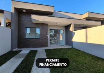 Casa com 2 quartos à venda na travessa timbó, 342, ipanema, pontal do paraná, 55 m2 por r$ 299.000