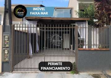 Casa com 3 quartos à venda na rua aimorés, 438, monções, pontal do paraná, 121 m2 por r$ 540.000