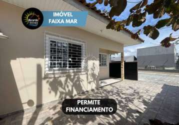 Casa com 2 quartos à venda na rua matinhos, 167, praia de leste, pontal do paraná, 53 m2 por r$ 375.000