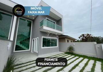 Casa com 3 quartos à venda na alameda pio xii, 60, canoas, pontal do paraná, 118 m2 por r$ 830.000