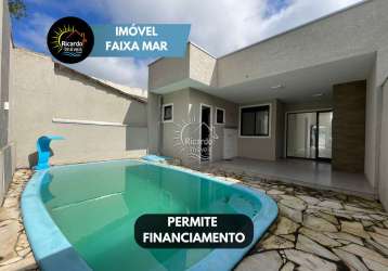 Casa com 3 quartos à venda na rua alba de souza e silva, 1.484, ipanema, pontal do paraná, 95 m2 por r$ 599.000