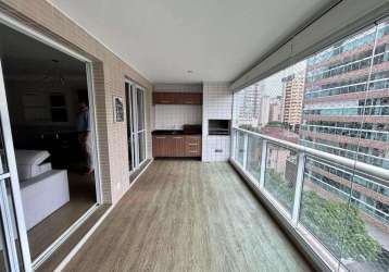 Apartamento com 4 quartos à venda na rua clay presgrave do amaral, 23, gonzaga, santos, 181 m2 por r$ 1.849.500
