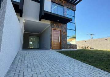 Casa com 3 quartos à venda na rua celeste zeni cantador, 728, fazenda velha, araucária, 120 m2 por r$ 800.000