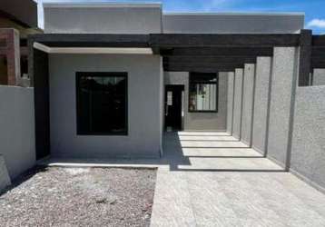 Casa com 3 quartos à venda na rua guerino dea, 210, passauna, araucária, 60 m2 por r$ 420.000