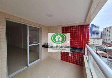 Apartamento com 3 dormitórios à venda, 101 m² por r$ 448.000,00 - aviação - praia grande/sp