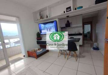 Apartamento com 2 dormitórios à venda, 62 m² por r$ 340.000,00 - caiçara - praia grande/sp