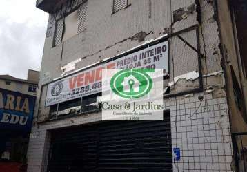 Predio comercial c/ loja  na av. afonso pena - santos