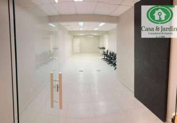 Sala, 190 m² - venda por r$ 1.330.000,00 ou aluguel por r$ 8.500,00/mês - estuário - santos/sp