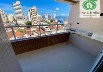 Apartamento com 2 dormitórios à venda, 68 m² por r$ 430.000,00 - aviação - praia grande/sp