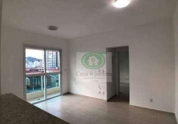 Apartamento com 1 dormitório para alugar, 52 m² por r$ 3.900,00/mês - pompéia - santos/sp