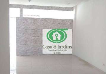 Sala para alugar, 126 m² por r$ 2.700,00/mês - centro - santos/sp