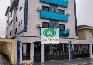 Apartamento 3 dormitórios à venda, 90 m² por r$ 330.000 - vila valença - são vicente/sp