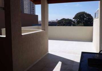 Cobertura com 2 dormitórios à venda, 90 m² por r$ 600.000,00 - campestre - santo andré/sp